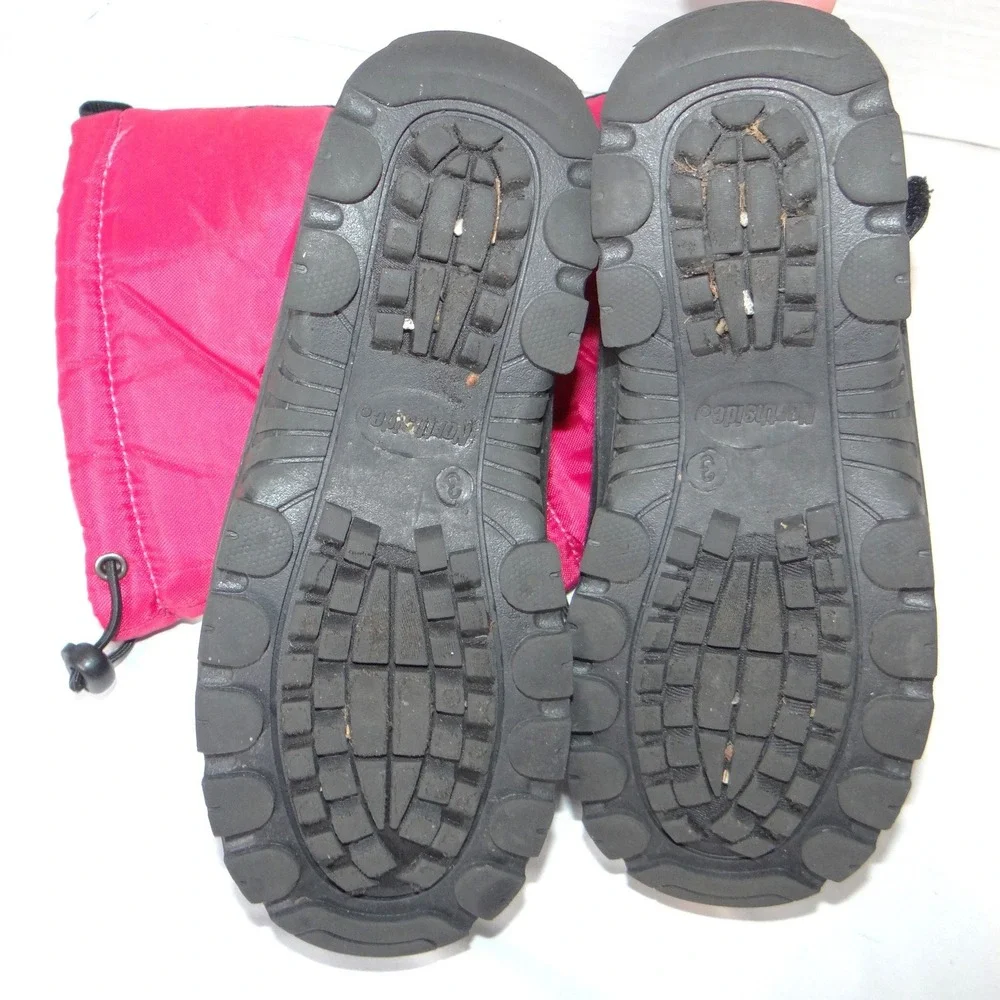 Northside Kids Pink Black Thinsulate Insulated Winter Snow Boots Size‎ 3